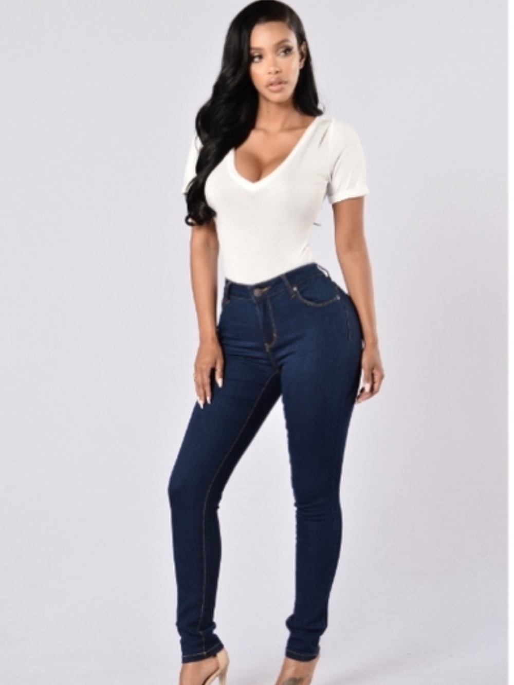 NWT Fashion Nova Booty Booty Booty Everywhere Skinny Jeans Shaping Denim Size 13